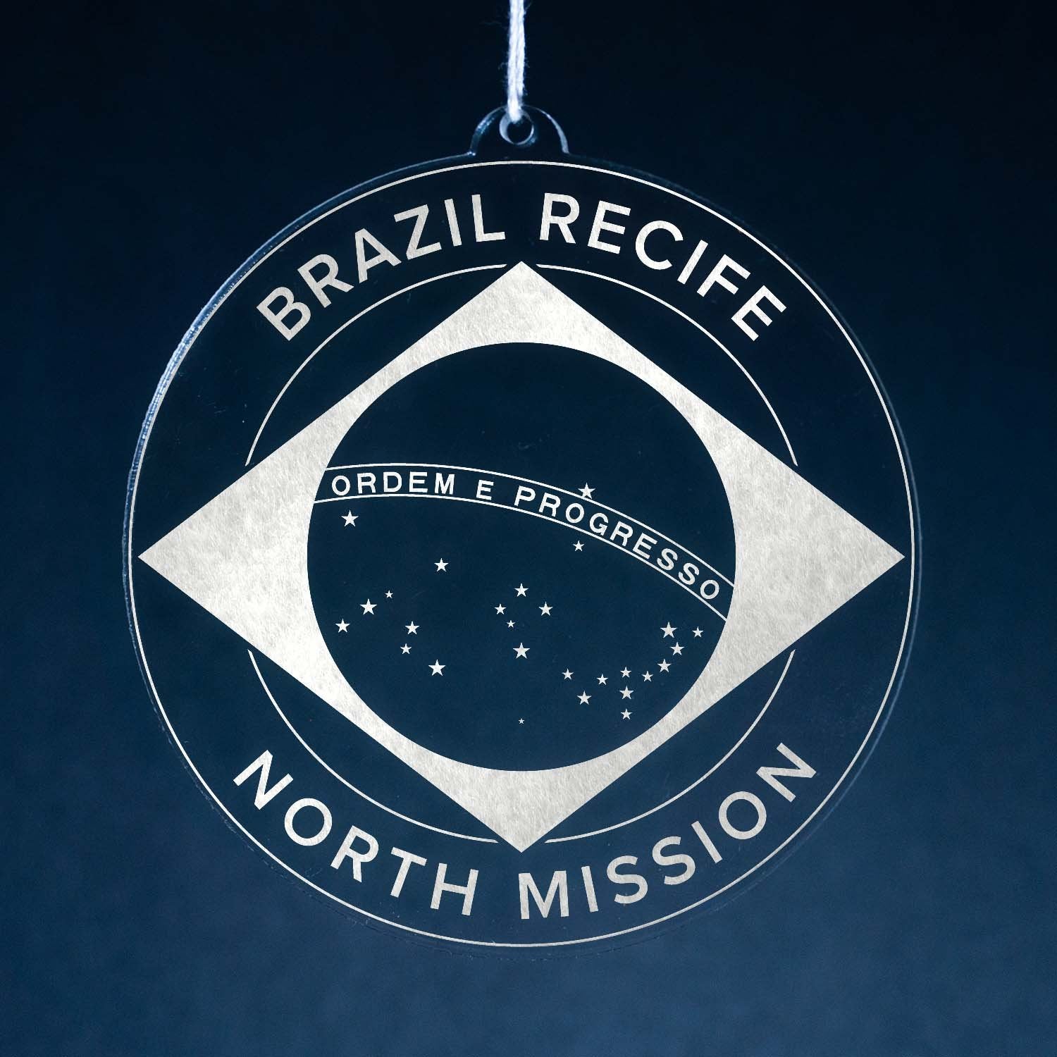 Brazil Recife North Mission Christmas Ornament - Latter-Day Saint LDS Missionary Gift - Book of Mormon