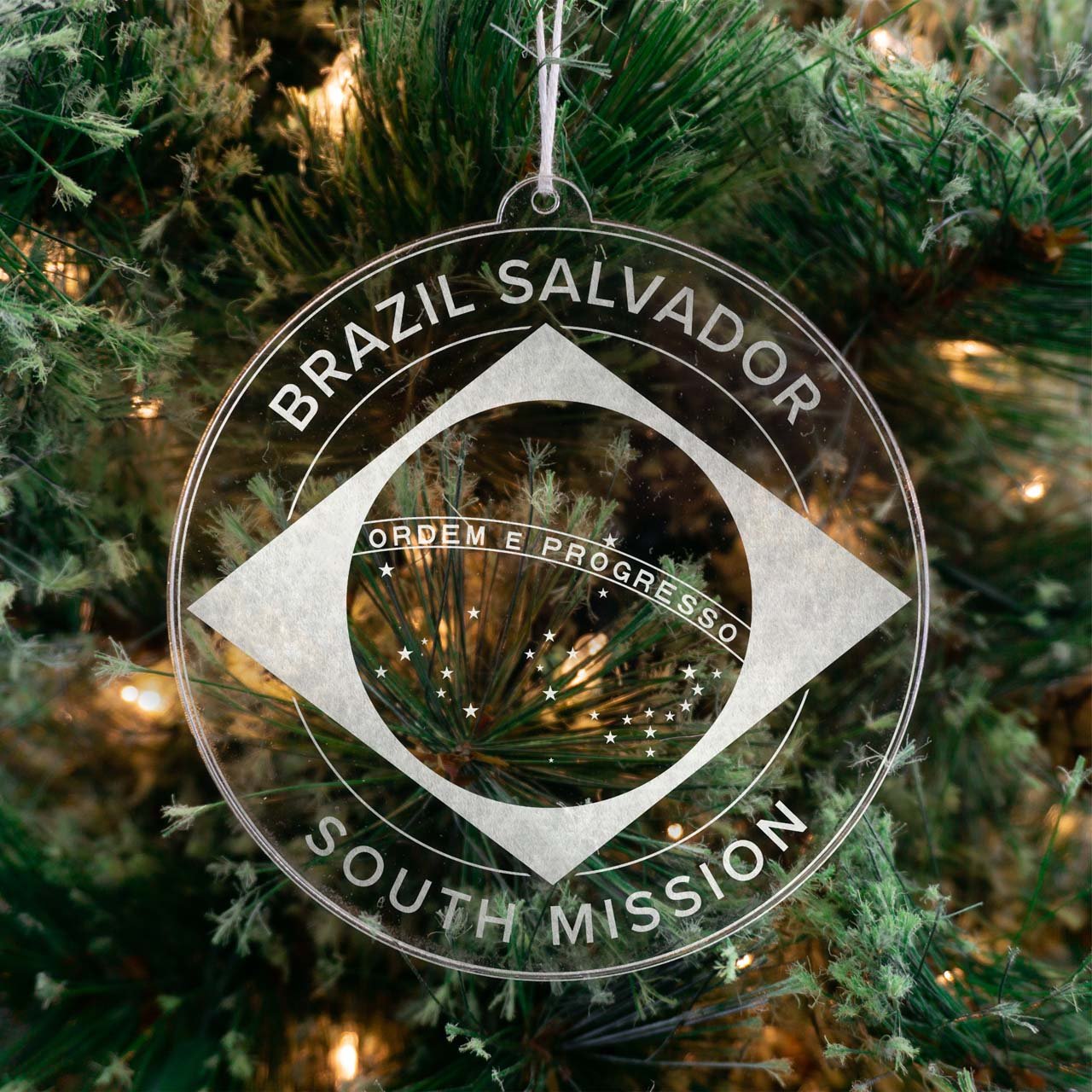 Brazil Salvador South Mission Christmas Ornament - Latter-Day Saint LDS Missionary Gift - Book of Mormon