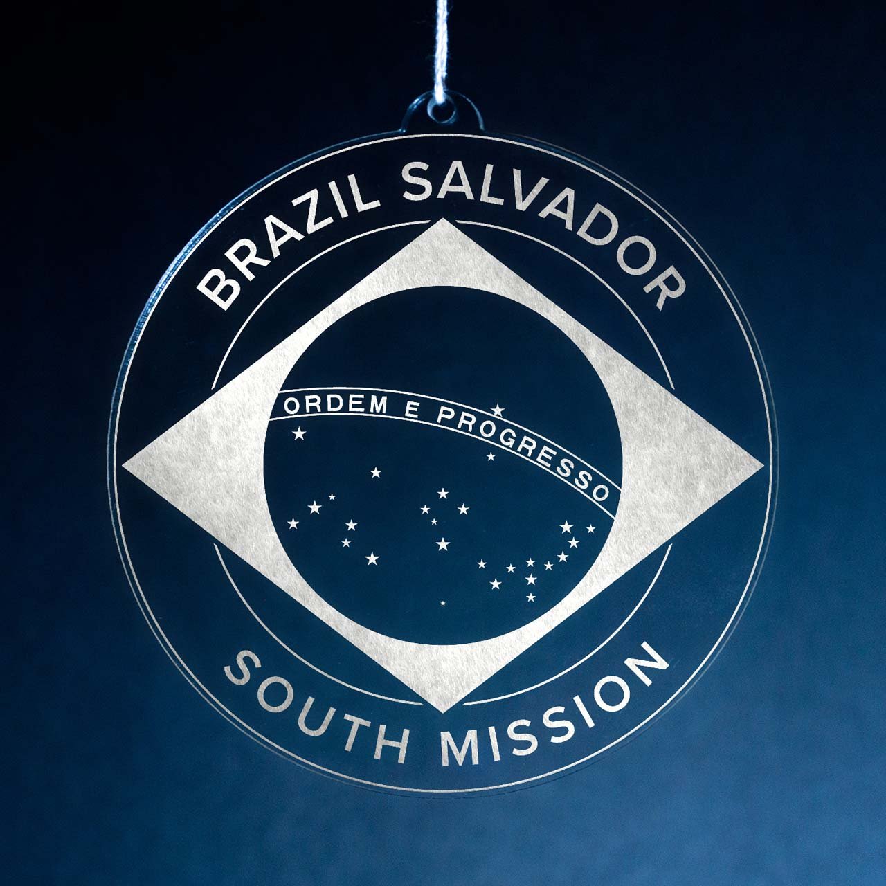 Brazil Salvador South Mission Christmas Ornament - Latter-Day Saint LDS Missionary Gift - Book of Mormon