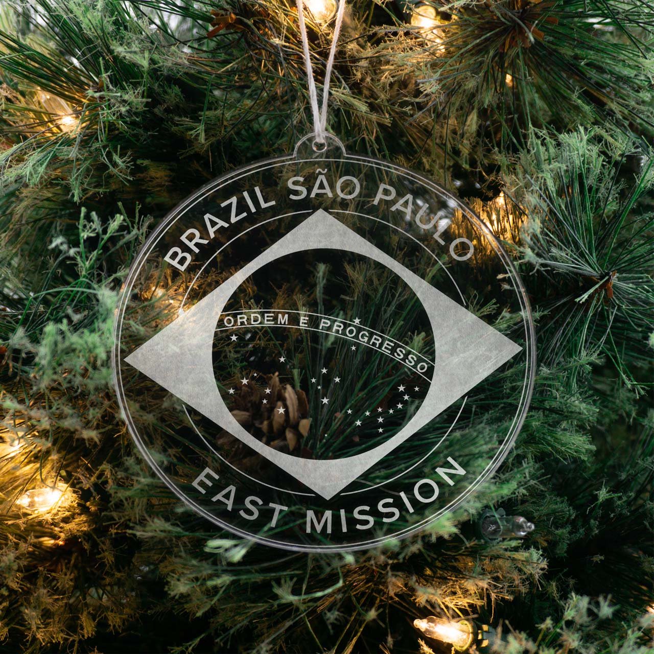 Brazil Sao Paulo East Mission Christmas Ornament - Latter-Day Saint LDS Missionary Gift - Book of Mormon