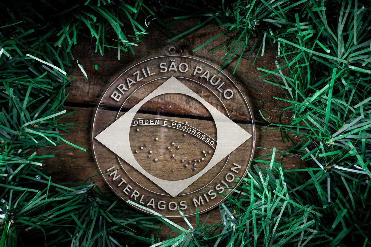 Brazil Sao Paulo Interlagos Mission Christmas Ornament - Latter-Day Saint LDS Missionary Gift - Book of Mormon