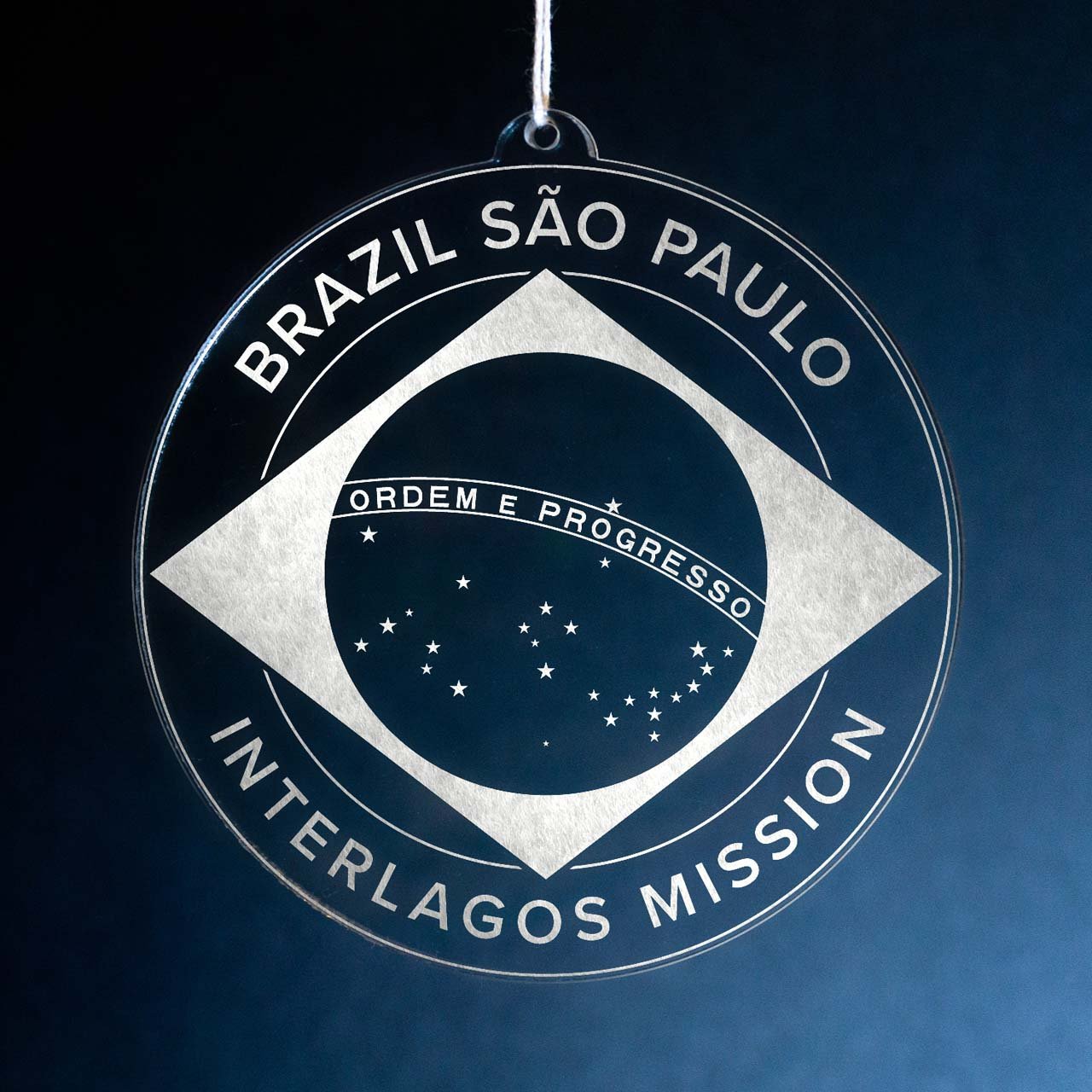 Brazil Sao Paulo Interlagos Mission Christmas Ornament - Latter-Day Saint LDS Missionary Gift - Book of Mormon