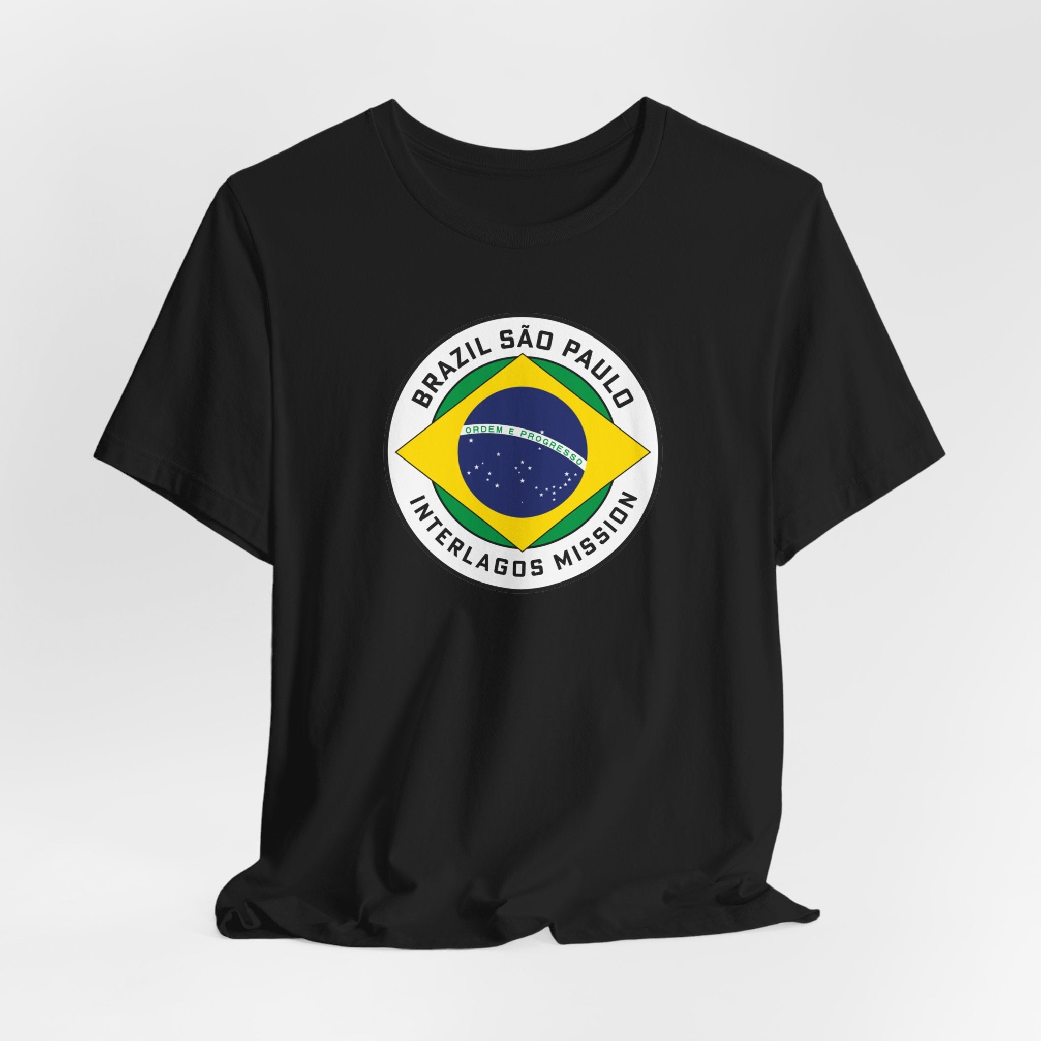 Brazil Sao Paulo Interlagos Mission Circular Pop Flag T-shirt - Latter-Day Saint LDS Missionary Gift - Book of Mormon