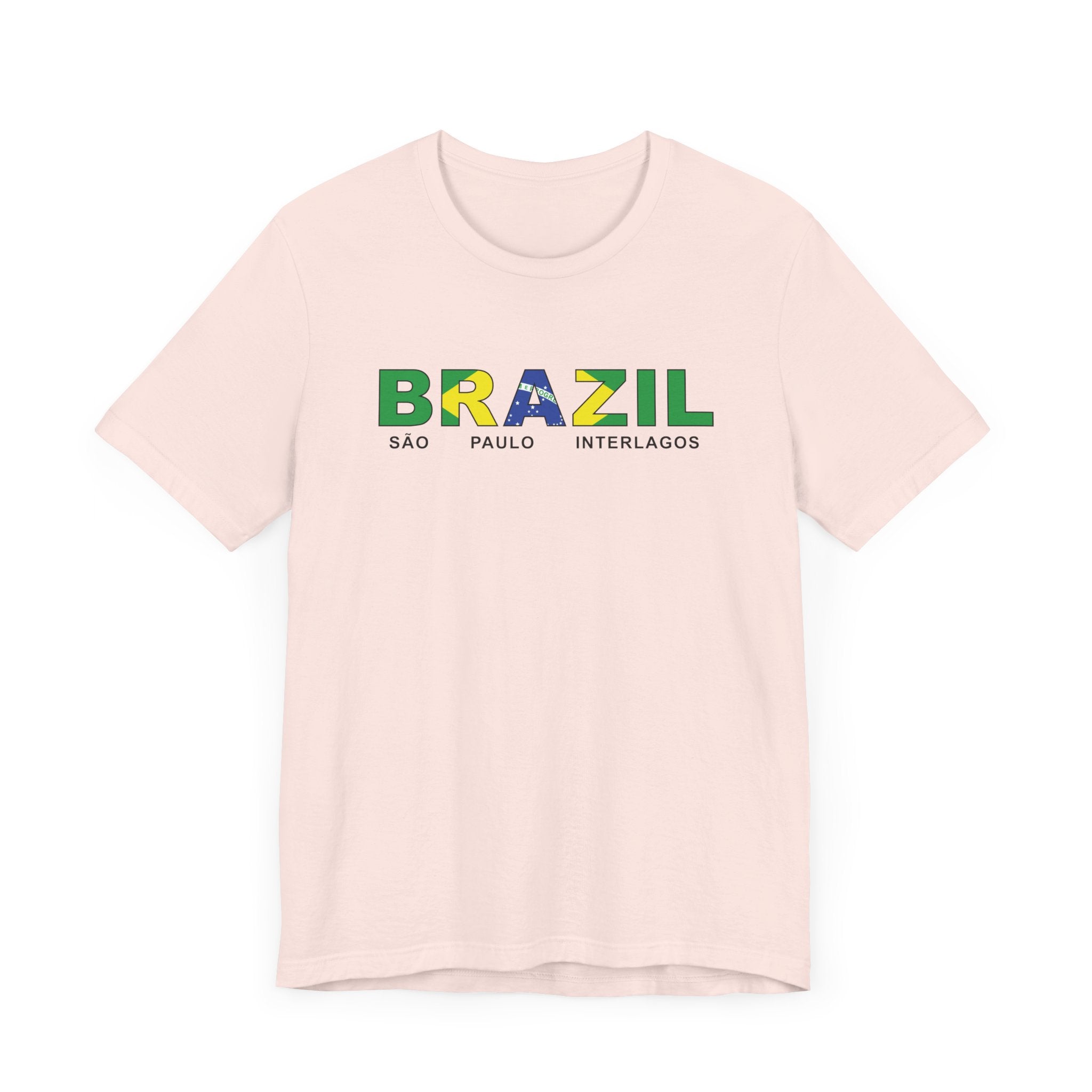 Brazil Sao Paulo Interlagos Mission Flag Title T-shirt - Latter-Day Saint LDS Missionary Gift - Book of Mormon