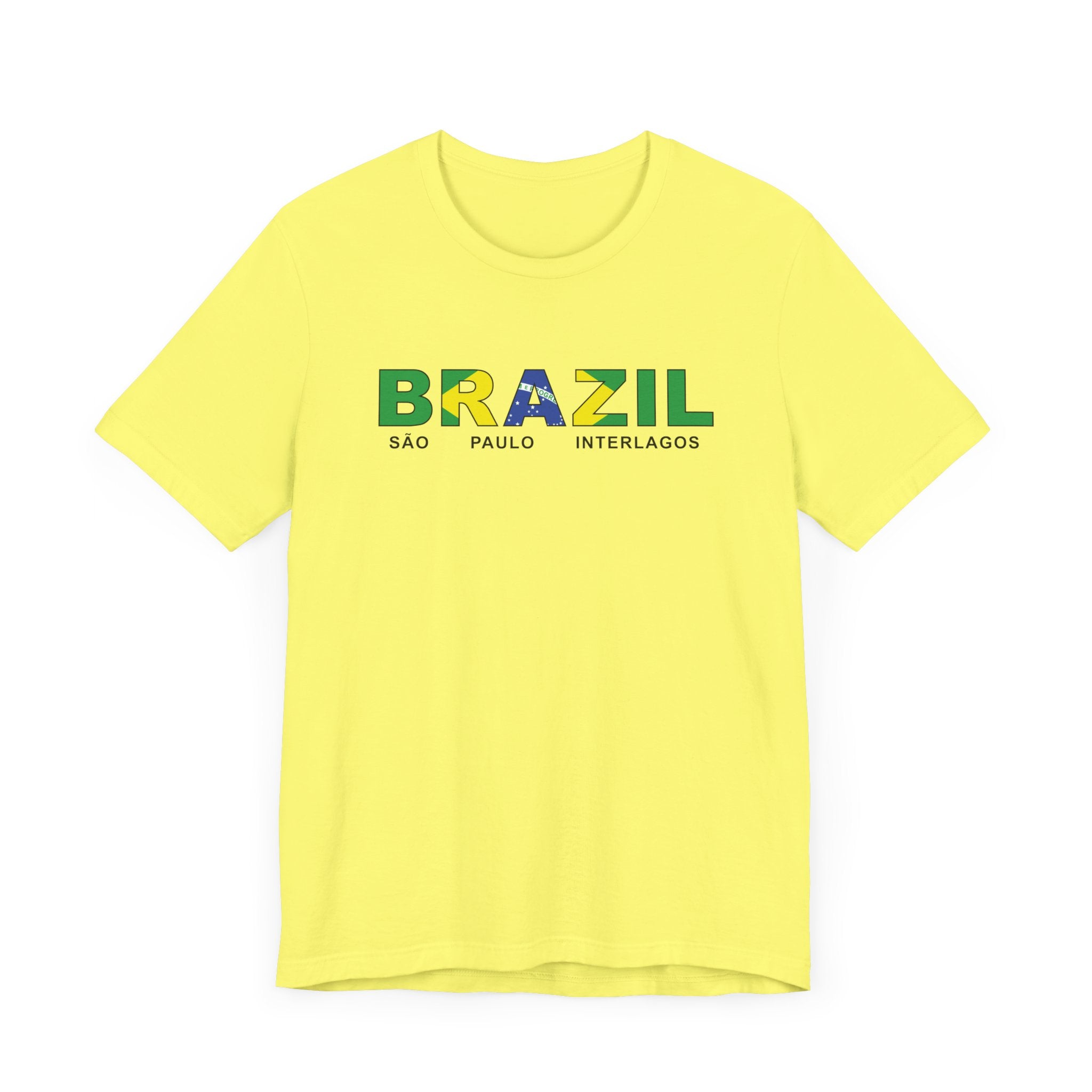 Brazil Sao Paulo Interlagos Mission Flag Title T-shirt - Latter-Day Saint LDS Missionary Gift - Book of Mormon