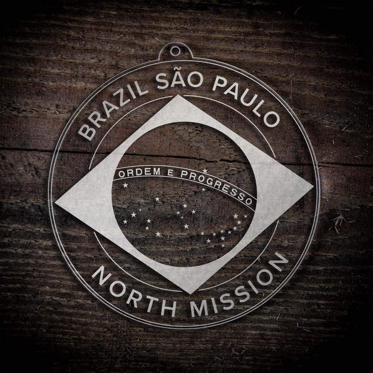 Brazil Sao Paulo North Mission Christmas Ornament - Latter-Day Saint LDS Missionary Gift - Book of Mormon