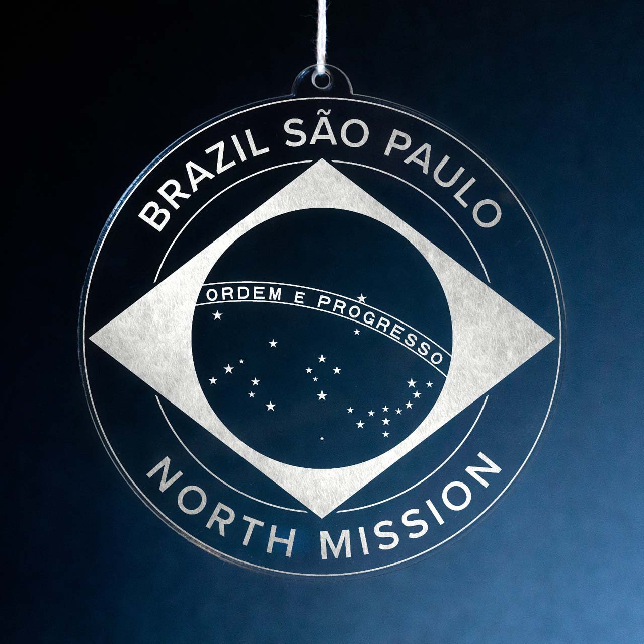 Brazil Sao Paulo North Mission Christmas Ornament - Latter-Day Saint LDS Missionary Gift - Book of Mormon