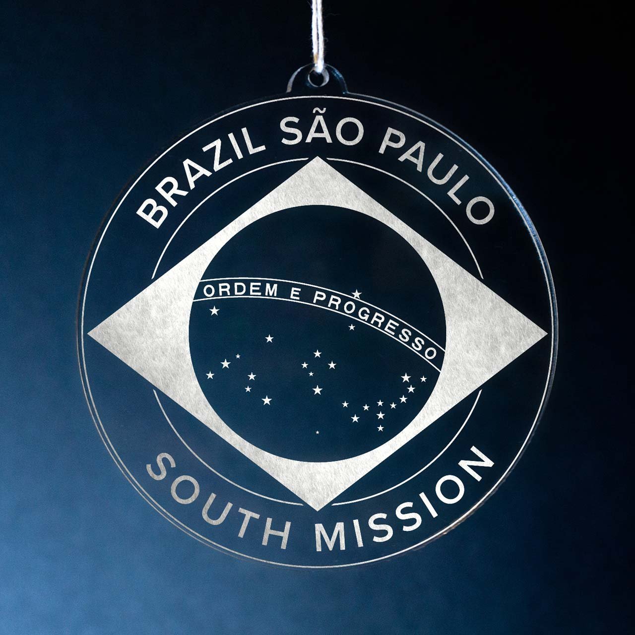 Brazil Sao Paulo South Mission Christmas Ornament - Latter-Day Saint LDS Missionary Gift - Book of Mormon