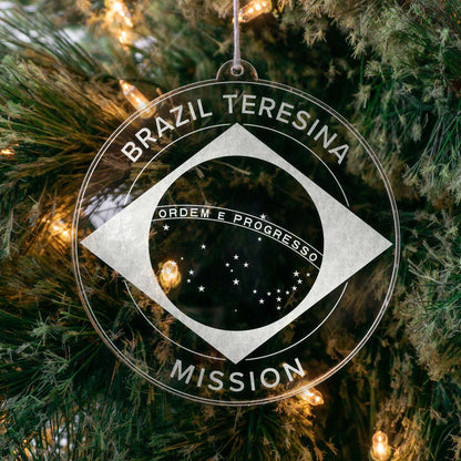 Brazil Teresina Mission Christmas Ornament - Latter-Day Saint LDS Missionary Gift - Book of Mormon