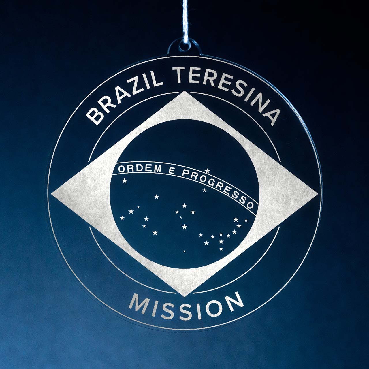 Brazil Teresina Mission Christmas Ornament - Latter-Day Saint LDS Missionary Gift - Book of Mormon