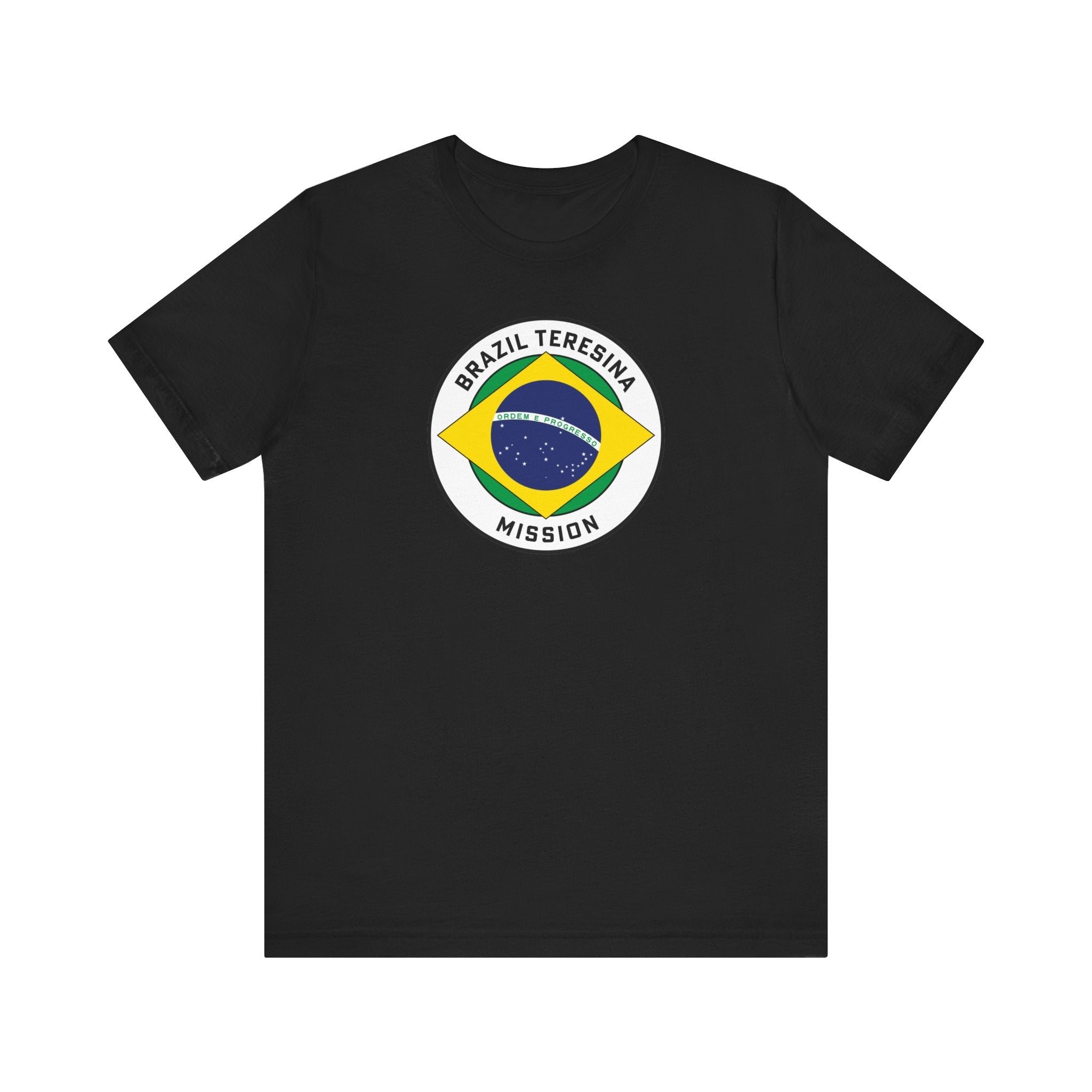 Brazil Teresina Mission Circular Pop Flag T-shirt - Latter-Day Saint LDS Missionary Gift - Book of Mormon