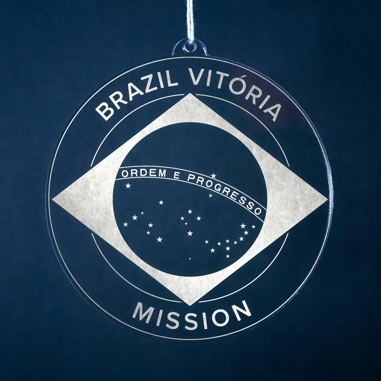 Brazil Vitoria Mission Christmas Ornament - Latter-Day Saint LDS Missionary Gift - Book of Mormon