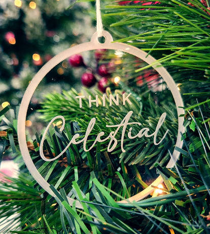 Bulk Packs of Think Celestial Christmas Ornaments [4 INCH] - Latter-Day Saint LDS Missionary Gift - Book of Mormon