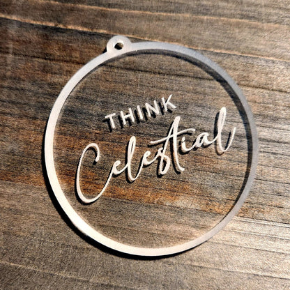 Bulk Packs of Think Celestial Christmas Ornaments [4 INCH] - Latter-Day Saint LDS Missionary Gift - Book of Mormon