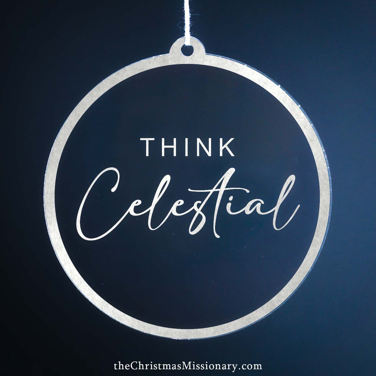 Bulk Packs of Think Celestial Christmas Ornaments [4 INCH] - Latter-Day Saint LDS Missionary Gift - Book of Mormon