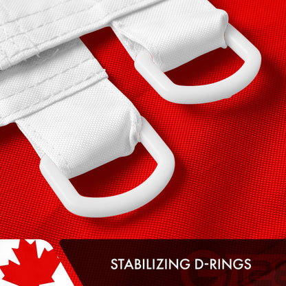 Canada Canadian Flag 5x8 FT Flag Double-Sided Embroidered Polyester By G128