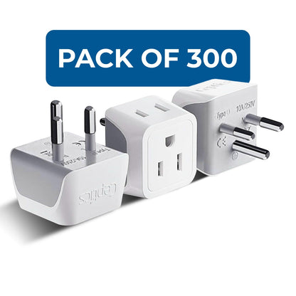 Thailand Travel Adapter - Type O - Ultra Compact (CT-18, 3 Pack)