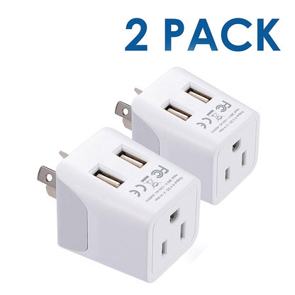Australia, China Travel Adapter - Type I - USB A + USB C (CTU-16)