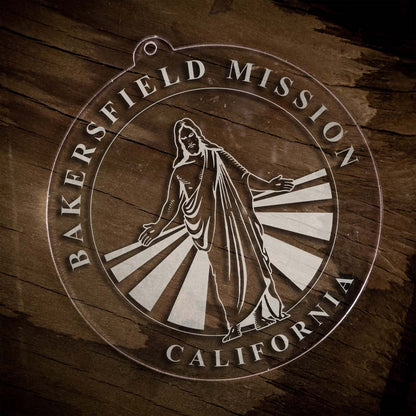 California Bakersfield Mission Christmas Ornament - Latter-Day Saint LDS Missionary Gift - Book of Mormon
