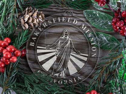 California Bakersfield Mission Christmas Ornament - Latter-Day Saint LDS Missionary Gift - Book of Mormon