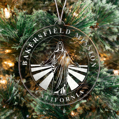 California Bakersfield Mission Christmas Ornament - Latter-Day Saint LDS Missionary Gift - Book of Mormon