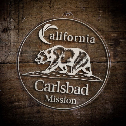 California Carlsbad Mission Christmas Ornament - Latter-Day Saint LDS Missionary Gift - Book of Mormon