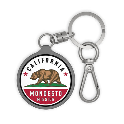 California Modesto Mission State Flag Logo Key Tag - Latter-Day Saint LDS Missionary Gift - Book of Mormon