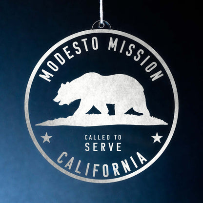 LDS California Modesto Mission Christmas Ornament