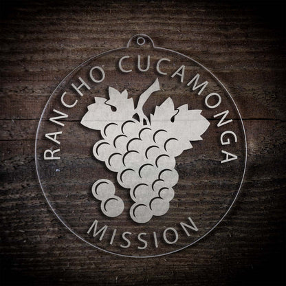 California Rancho Cucamonga Mission Christmas Ornament - Latter-Day Saint LDS Missionary Gift - Book of Mormon
