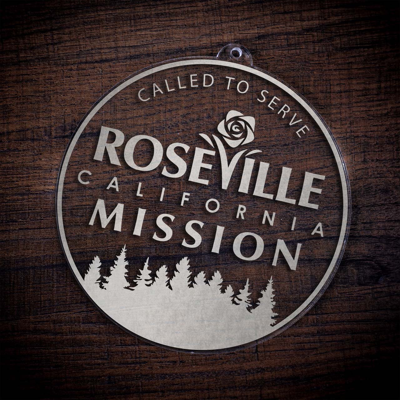 California Roseville Mission Christmas Ornament - Latter-Day Saint LDS Missionary Gift - Book of Mormon
