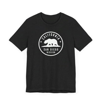 California San Diego Mission Circular Monochrome Logo T-Shirt - Latter-Day Saint LDS Missionary Gift - Book of Mormon