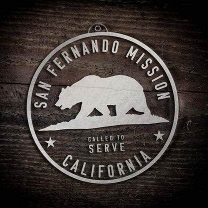 California San Fernando Mission Christmas Ornament - Latter-Day Saint LDS Missionary Gift - Book of Mormon
