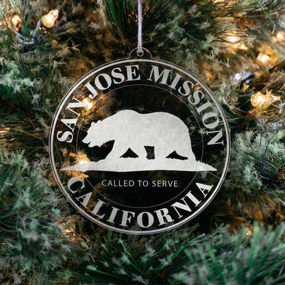 California San Jose Mission Christmas Ornament - Latter-Day Saint LDS Missionary Gift - Book of Mormon