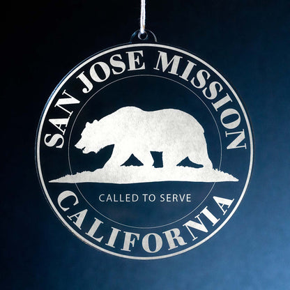California San Jose Mission Christmas Ornament - Latter-Day Saint LDS Missionary Gift - Book of Mormon