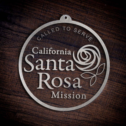 California Santa Rosa Mission Christmas Ornament - Latter-Day Saint LDS Missionary Gift - Book of Mormon