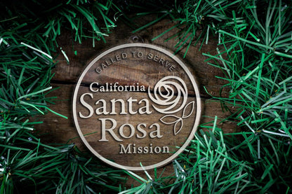 California Santa Rosa Mission Christmas Ornament - Latter-Day Saint LDS Missionary Gift - Book of Mormon