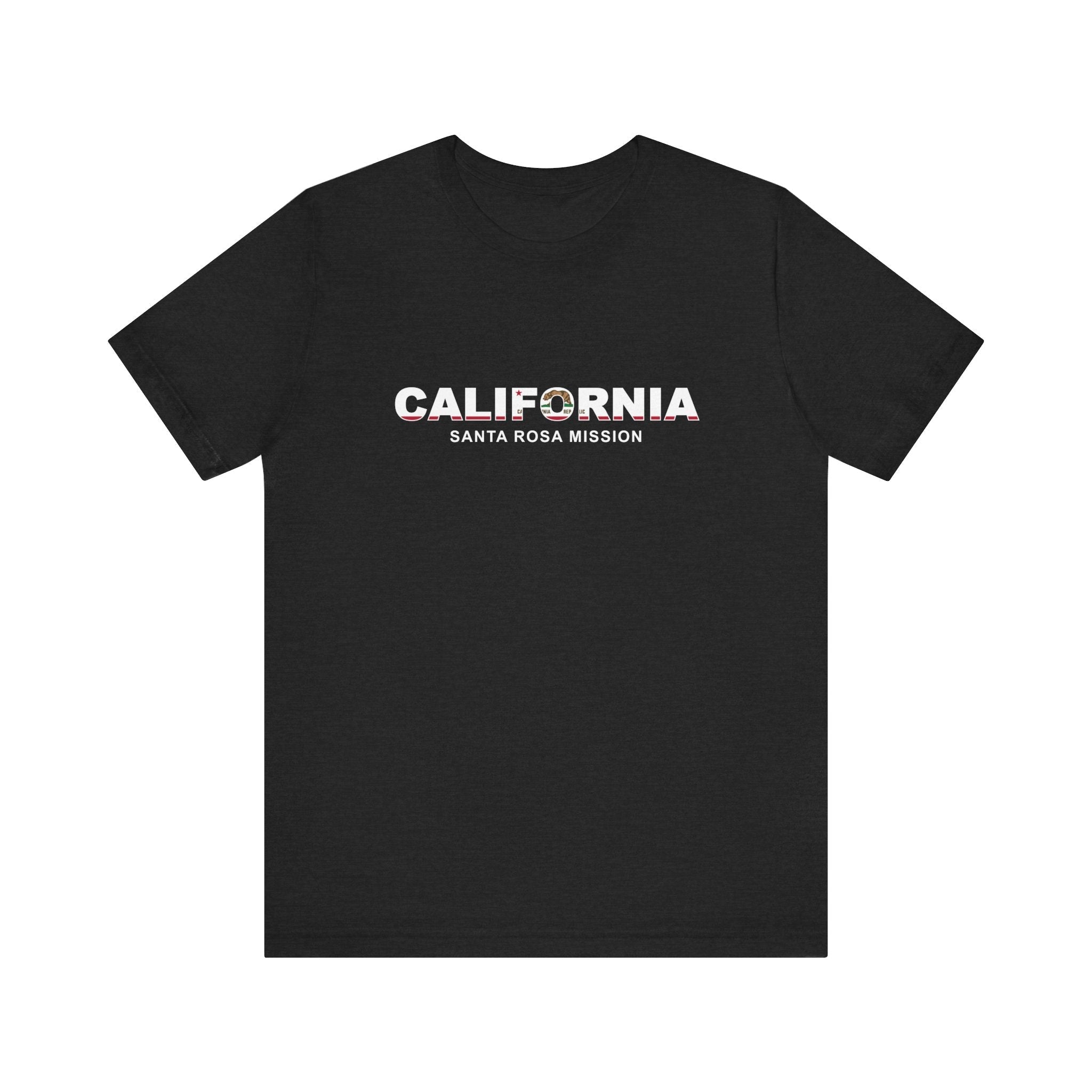 California Santa Rosa Mission Flag Title T-shirt - Latter-Day Saint LDS Missionary Gift - Book of Mormon