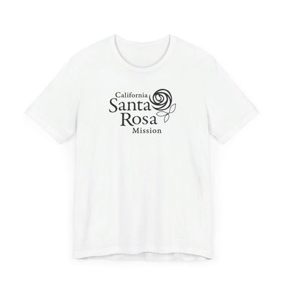 California Santa Rosa Mission Monochrome Logo T-Shirt - Latter-Day Saint LDS Missionary Gift - Book of Mormon