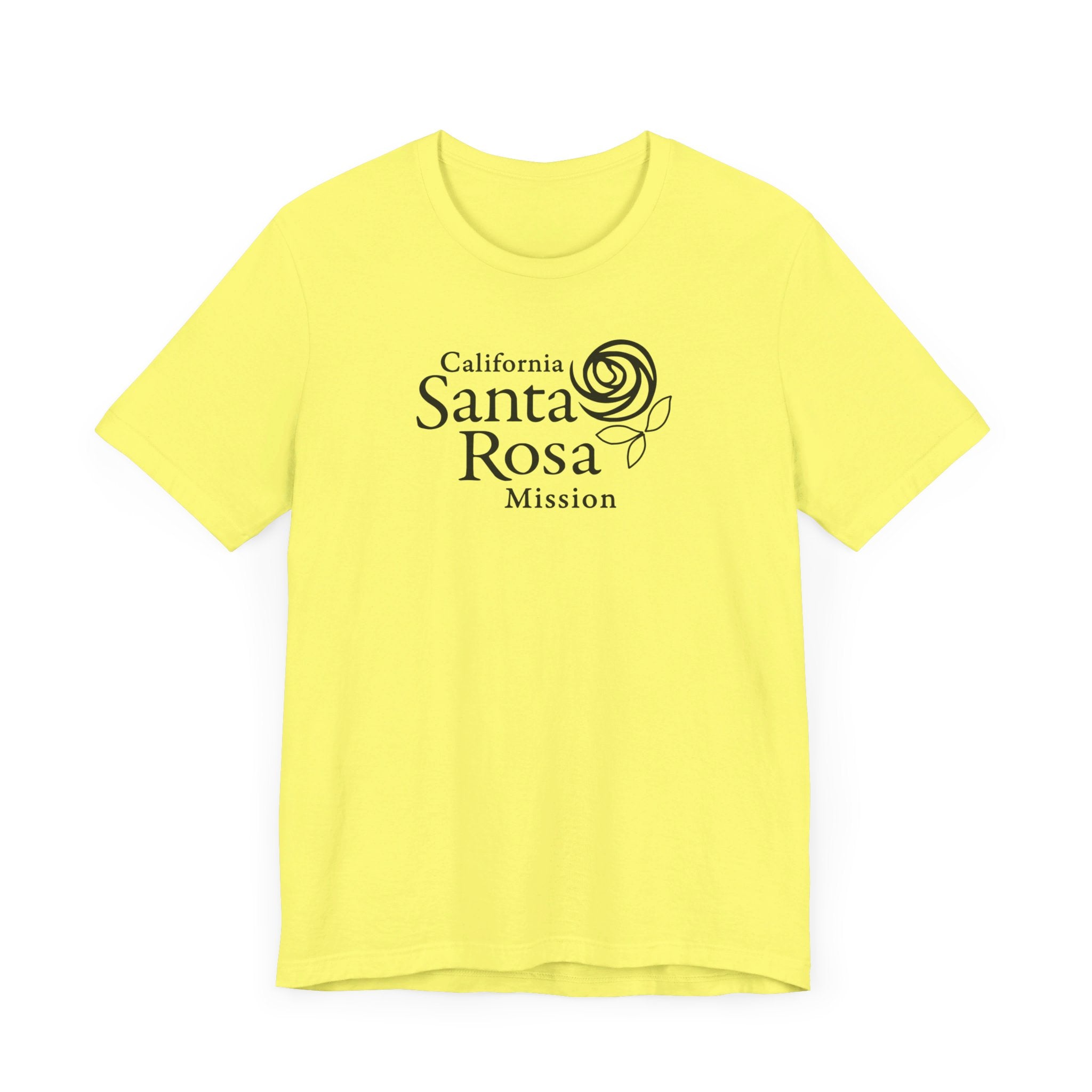 California Santa Rosa Mission Monochrome Logo T-Shirt - Latter-Day Saint LDS Missionary Gift - Book of Mormon