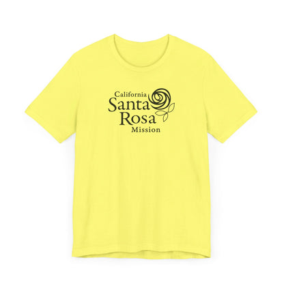 California Santa Rosa Mission Monochrome Logo T-Shirt - Latter-Day Saint LDS Missionary Gift - Book of Mormon