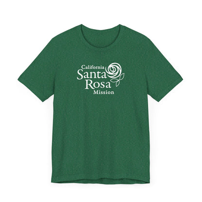 California Santa Rosa Mission Monochrome Logo T-Shirt - Latter-Day Saint LDS Missionary Gift - Book of Mormon