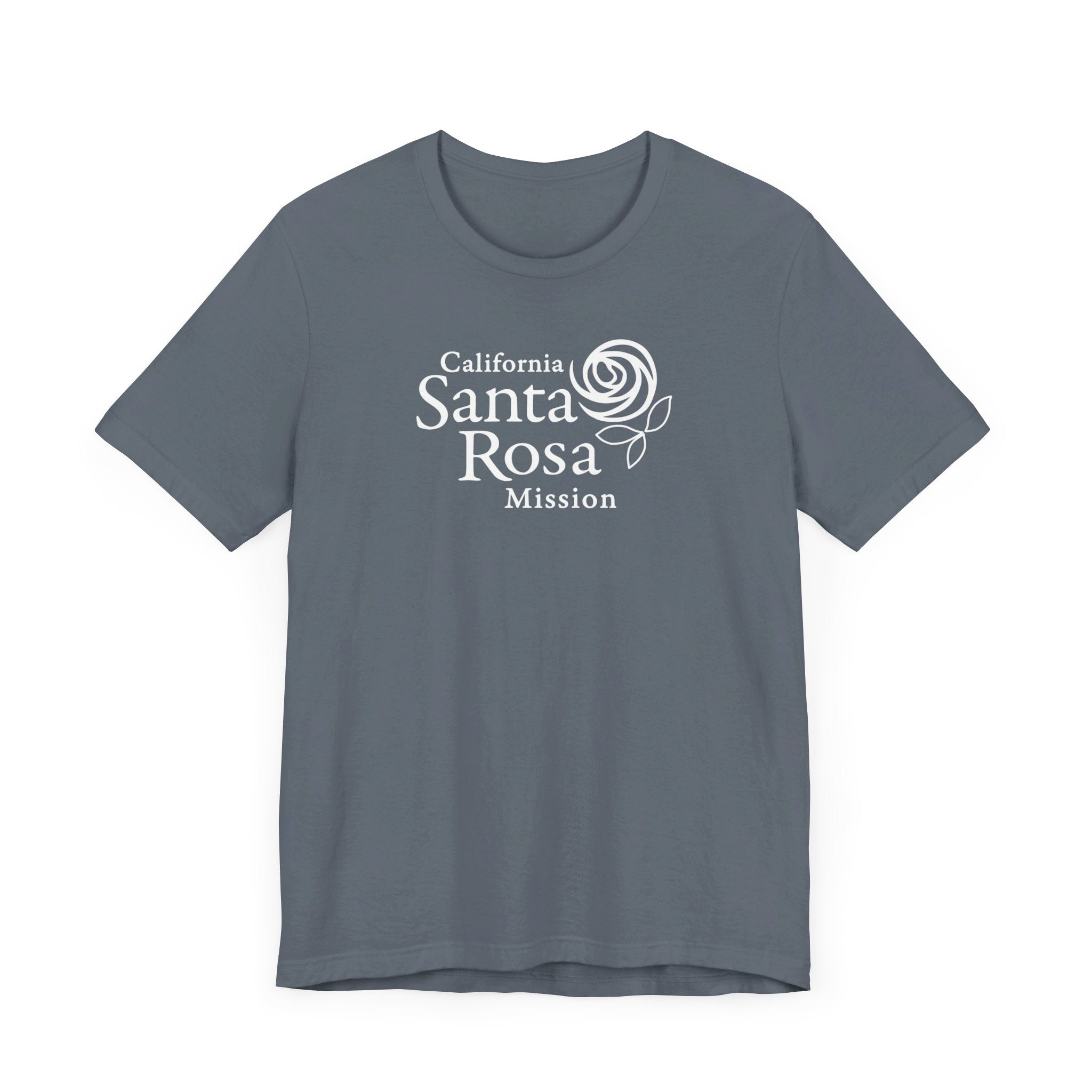 California Santa Rosa Mission Monochrome Logo T-Shirt - Latter-Day Saint LDS Missionary Gift - Book of Mormon