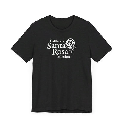 California Santa Rosa Mission Monochrome Logo T-Shirt - Latter-Day Saint LDS Missionary Gift - Book of Mormon