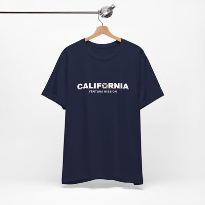 California Ventura Mission Flag Title T-shirt - Latter-Day Saint LDS Missionary Gift - Book of Mormon