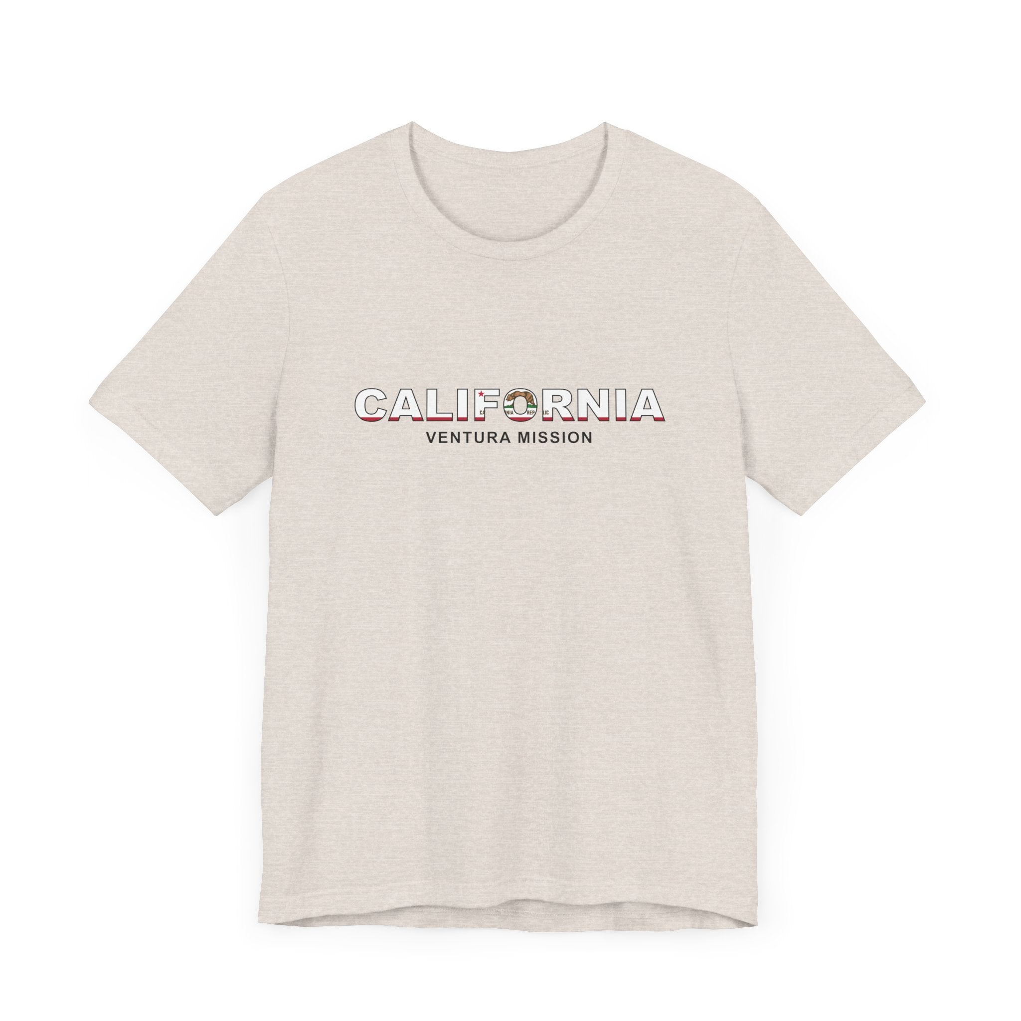 California Ventura Mission Flag Title T-shirt - Latter-Day Saint LDS Missionary Gift - Book of Mormon