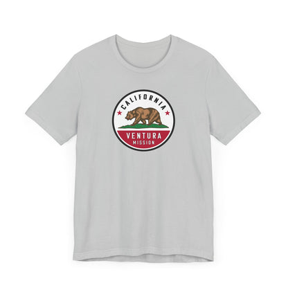 California Ventura Mission State Flag Logo (White Border) T-shirt - Latter-Day Saint LDS Missionary Gift - Book of Mormon