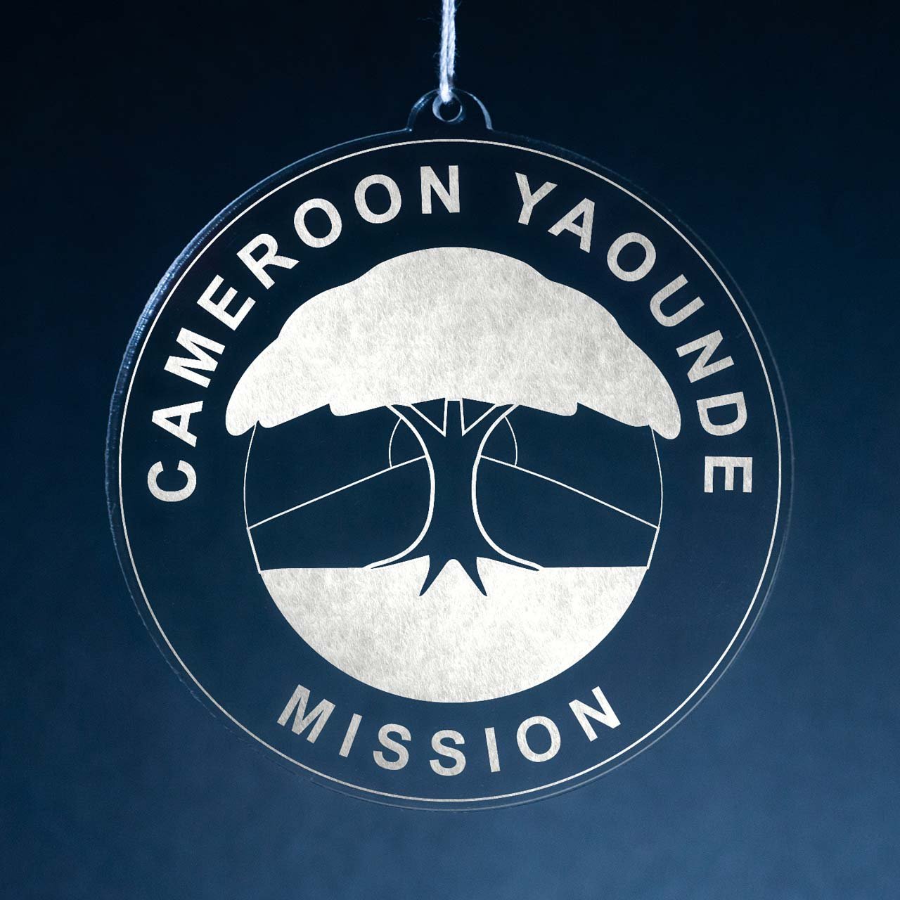 Cameroon Yaounde Mission Christmas Ornament - Latter-Day Saint LDS Missionary Gift - Book of Mormon