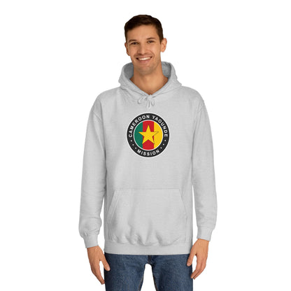 Cameroon Yaounde Mission Flag Logo (Black Border) College Hoodie - Latter-Day Saint LDS Missionary Gift - Book of Mormon