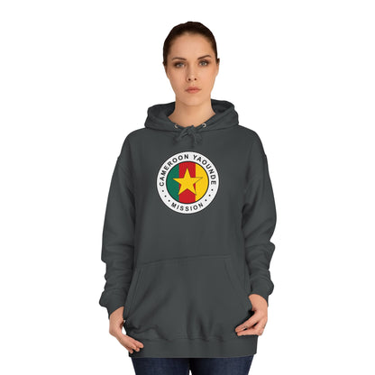 Cameroon Yaounde Mission Flag Logo (White Border) College Hoodie - Latter-Day Saint LDS Missionary Gift - Book of Mormon