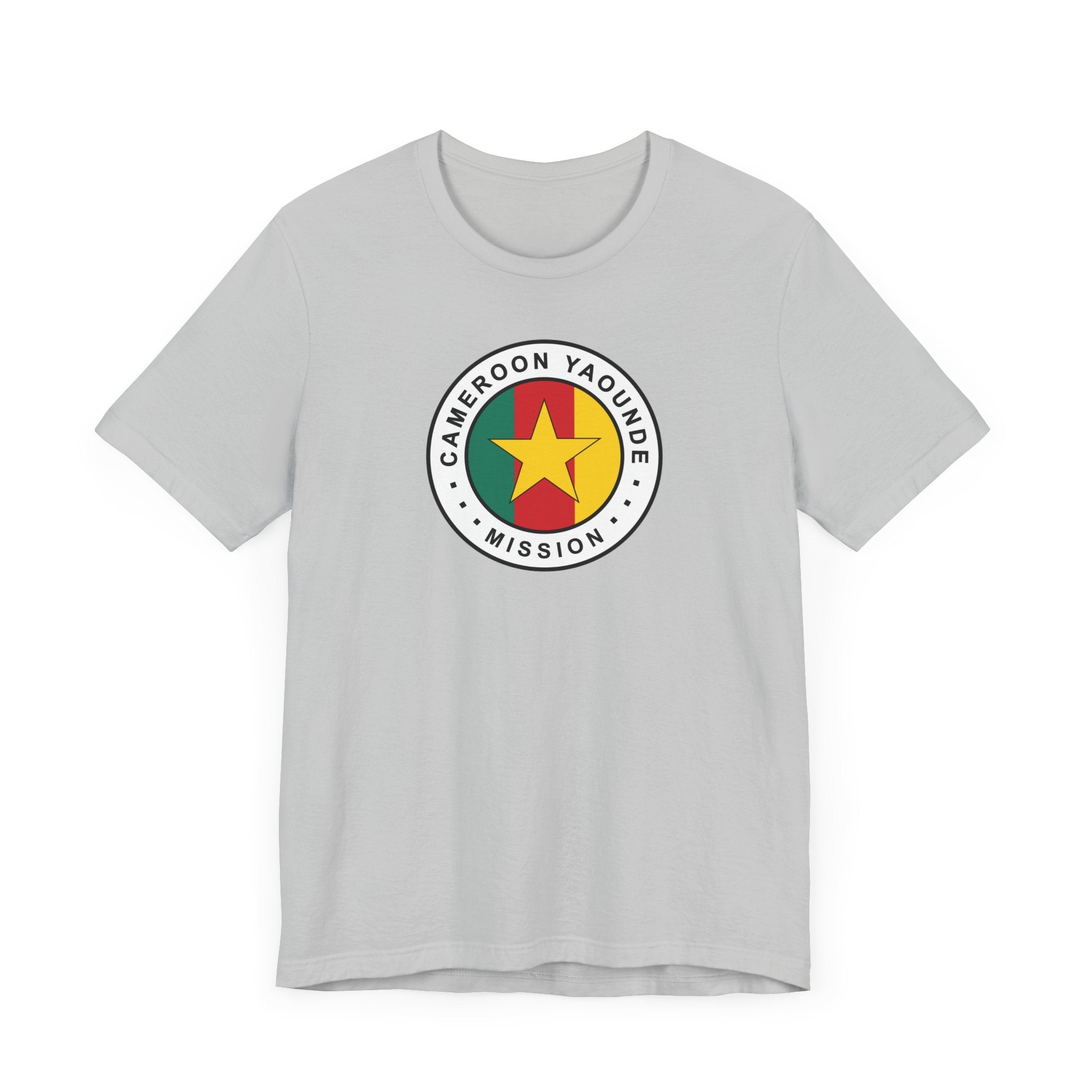 Cameroon Yaounde Mission Flag Logo (White Border) T-shirt - Latter-Day Saint LDS Missionary Gift - Book of Mormon